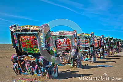 Cadillac ranch Editorial Stock Photo