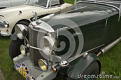 Alvis silver Crest Editorial Stock Photo