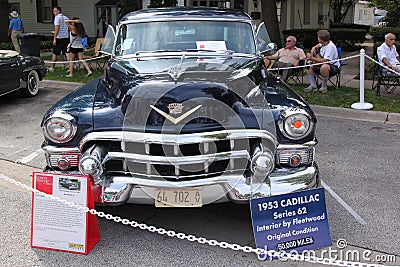 1953 Cadillac Series 62 4-dr Editorial Stock Photo