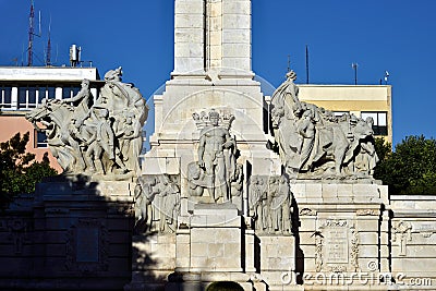 Cadiz. 1812 Constitution Monument. Stock Photo