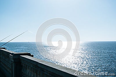 Cadiz View of the sea from its promenade. Andalusia, Spain Stock Photo