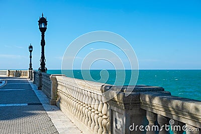 Cadiz waterfront Stock Photo