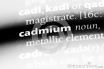 cadmium Stock Photo