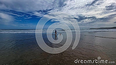 Caerhays Beach St Austell on the South Coast of Cornwall Uk Stock Photo