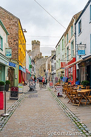 CAERNARFON, WALES Editorial Stock Photo