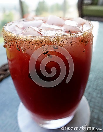 A Caesar or Bloody Caesar. Stock Photo