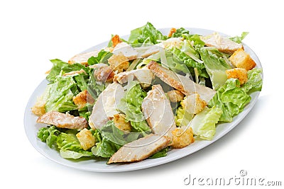 Caesar Salad Stock Photo