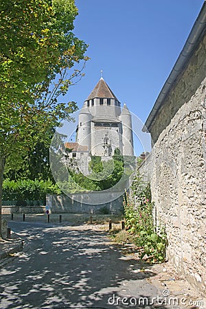 Caesars Tower in Provins France Stock Photo