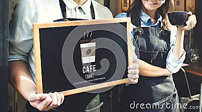 Cafe Coffee Culture Cappuccino Coffee Beans Concept Stock Photo