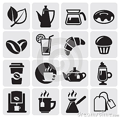 Cafe icons Vector Illustration