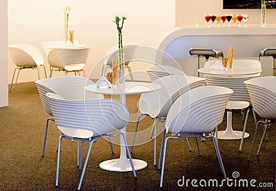 Cafe interior Stock Photo