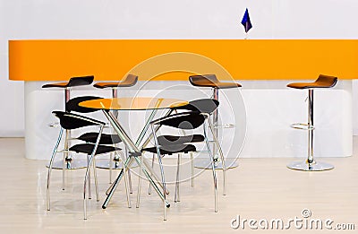 Cafe interior Stock Photo