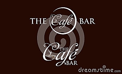 Cafe Logo Stock Photo