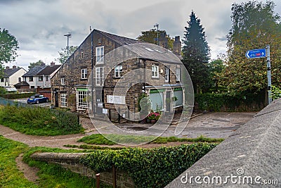 Cafe at Parbold in west Lancashire Editorial Stock Photo