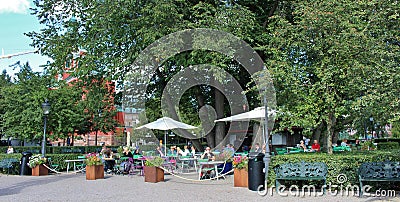 Cafe Teahouse, Stockholm Editorial Stock Photo