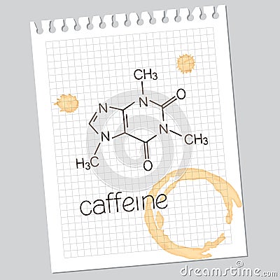 Caffeine Vector Illustration