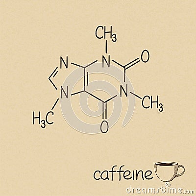 Caffeine Vector Illustration