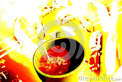 Caffeine Rush Stock Photo