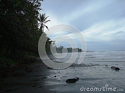 Cahuita beach - Costa Rica Stock Photo