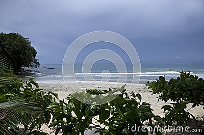 Cahuita National Park beach, Costa Rica Stock Photo