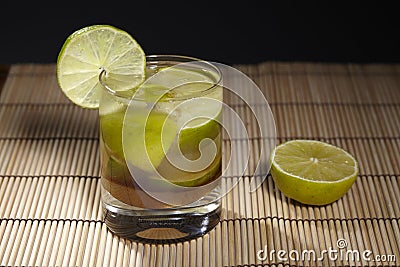 Caipirinha - Cocktail Stock Photo