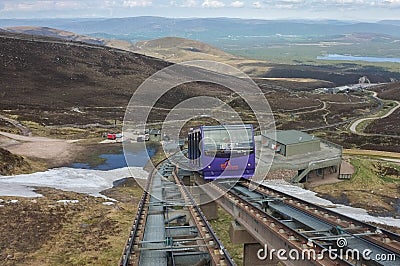 Cairngorm Mountain Railway Editorial Stock Photo