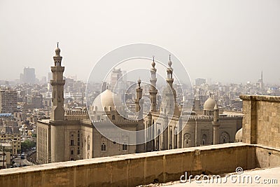 Cairo on a Hazy Day Stock Photo