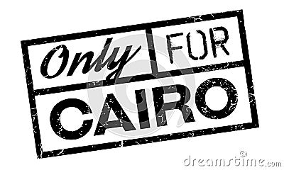 Only For Cairo rubber stamp Vector Illustration