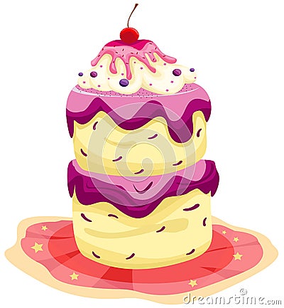 Cake Vector Illustration