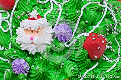 Cake icing and decorations Stock Photo