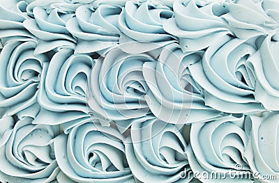 Cake Icing Floral Swirl Background Stock Photo