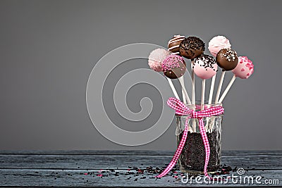 Cake Pops Stock Photo