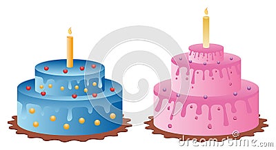 Cakes Vector Illustration