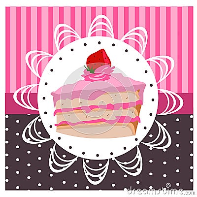 Cakes logo Vector Illustration