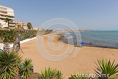 Cala Cabo Cervera near Torre La Mata Spain Stock Photo