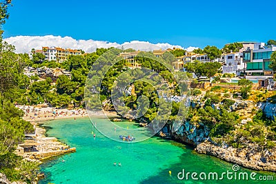 Cala Pi bay at Mallorca, Spain Stock Photo