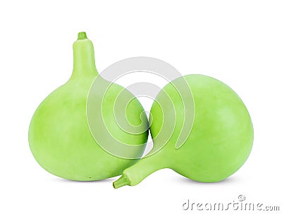 Calabash isolate on white background Stock Photo