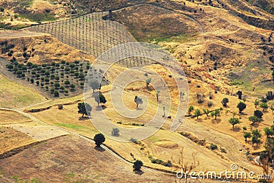 Calabria landscape Stock Photo