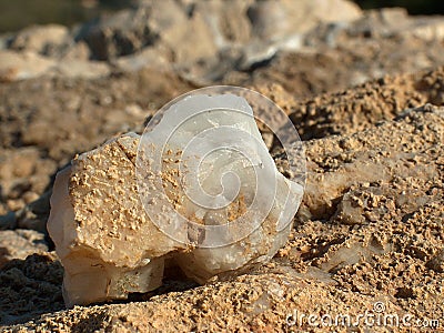 Calcite crystal Stock Photo