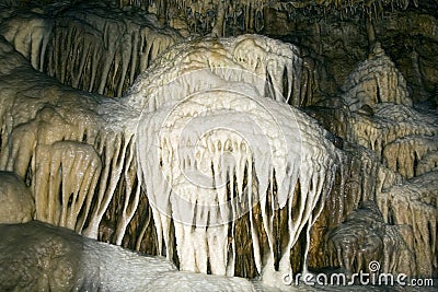 Calcite Drippings Stock Photo