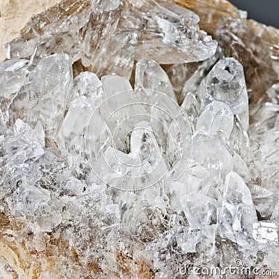 Calcite minerals morocco Stock Photo