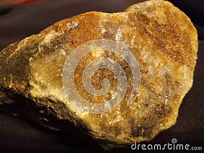Calcite quartz rockhounding Stock Photo