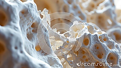 Calcium Chronicles: Exploring Bone Mass and Structure Stock Photo