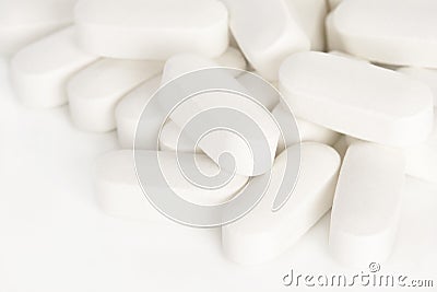 Calcium Vitamin Supplements Stock Photo