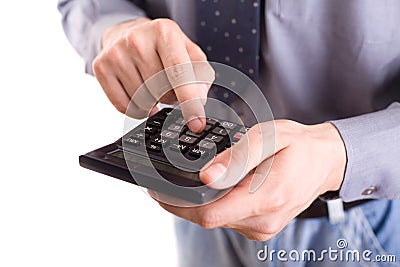 Calculating Stock Photo