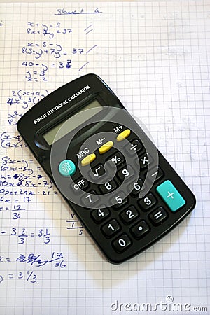 Calculator Stock Photo