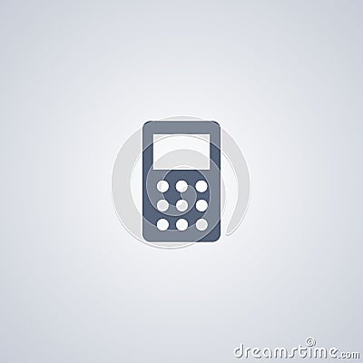 Calculator, calculation, vector best flat icon Vector Illustration