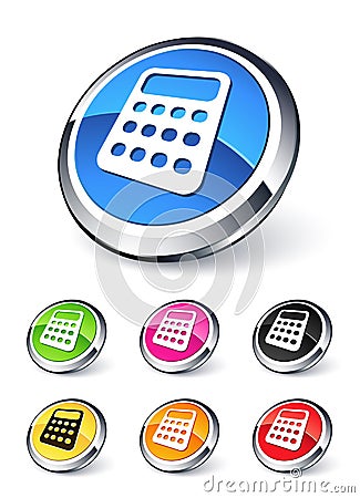 Calculator icon Vector Illustration