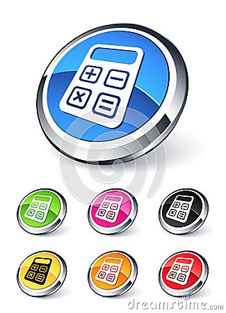 Calculator icon Vector Illustration