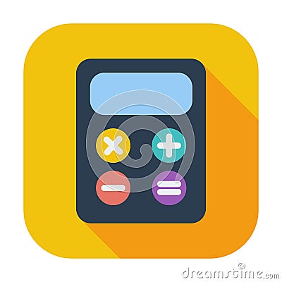 Calculator icon. Vector Illustration